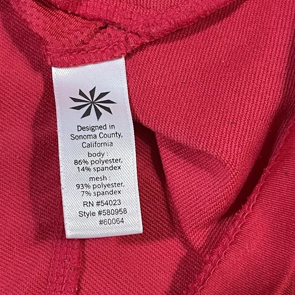 Athleta Women's Hot Pink/fuchsia Comfort Full Zip Long Sleeve Jacket Size XS - Picture 8 of 10